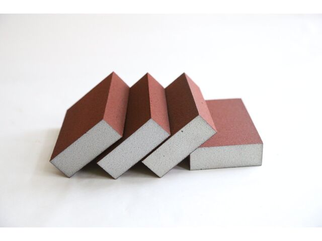 Твердый шлифовальный блок (наждачный) Flexifoam Block PF, размер 98х69х26мм, зерно P180
