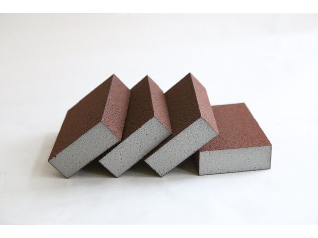 Твердый шлифовальный блок (наждачный) Flexifoam Block PF, размер 98х69х26мм, зерно P120
