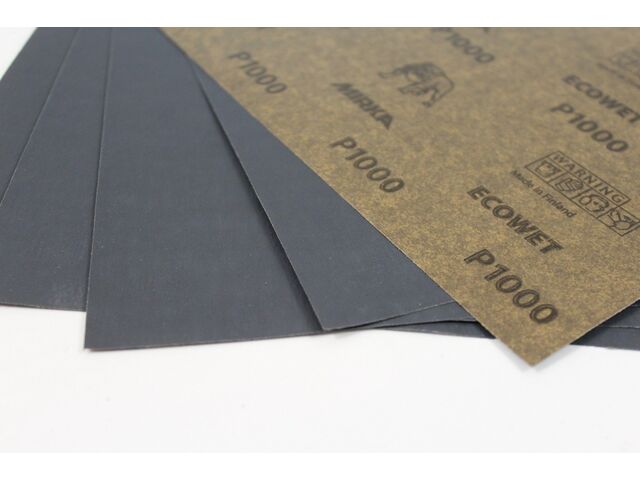 Шлифовальная бумага (наждачная) Mirka ECOWET, лист 230х280мм, зерно Р1000