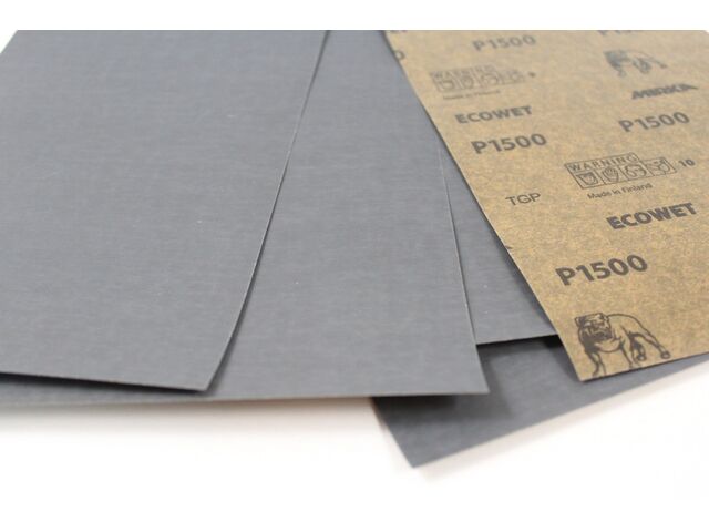 Шлифовальная бумага (наждачная) Mirka ECOWET, лист 140х230мм, зерно Р1500