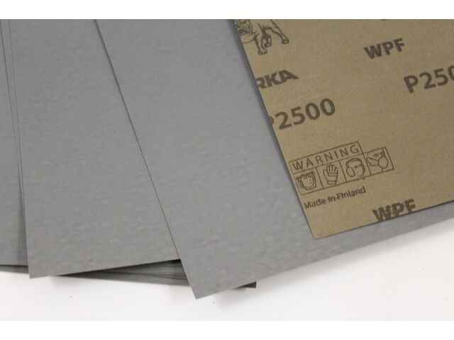 Шлифовальная бумага (наждачная) Mirka WPF, лист 140х230мм, зерно Р2500