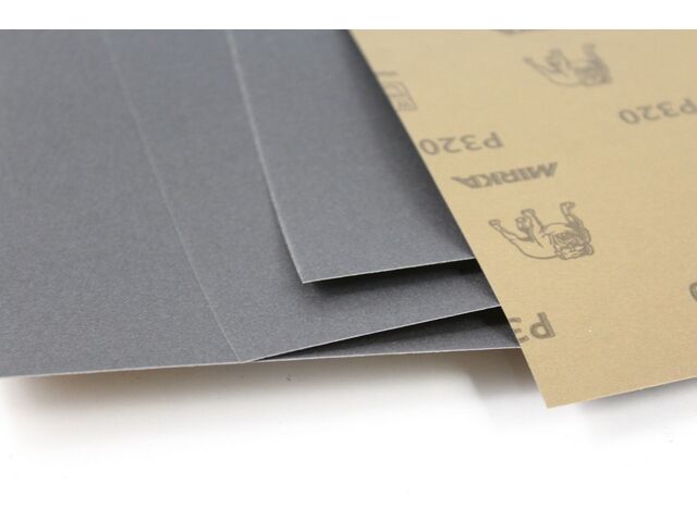 Шлиф шкурка на бумажной основе Mirka WPF, лист 230х280мм, Р320