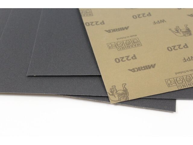 Шлифовальная бумага (наждачная) Mirka WPF, лист 230х280мм, зерно Р220