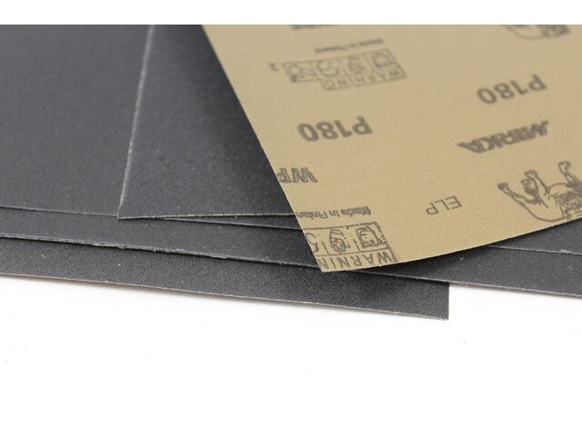Шлифовальная бумага (наждачная) Mirka WPF, лист 230х280мм, зерно Р180