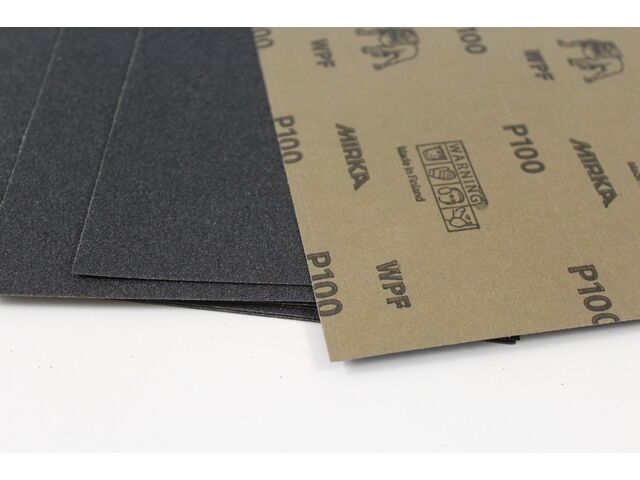 Шлифовальная бумага (наждачная) Mirka WPF, лист 230х280мм, зерно Р100