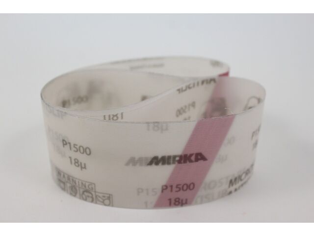 Упаковка лент для гриндера MIRKA Microstar Antislip, зерно Р1500, размер 50х610 мм, 6 шт