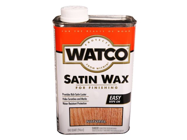 Watco Satin wax, жидкий воск, матовый, 0,945 литра