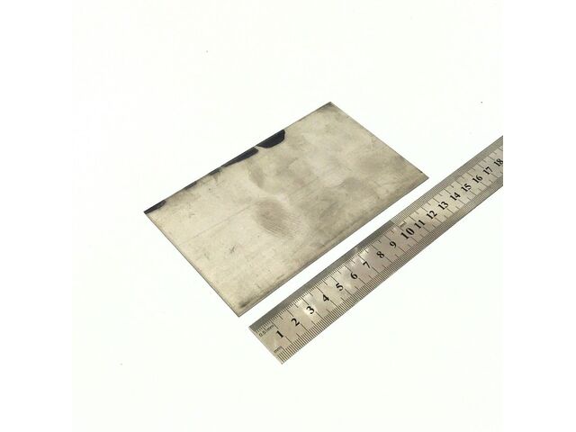 Титановая пластина ОТ-1 130х85х1,2мм