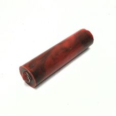 Токарная полимерная заготовка Ф35 L120мм, красно-черная