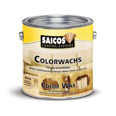 Декоративный воск Saicos Colorwachs Transparent 3051 (винтажный голубой) 0,125л