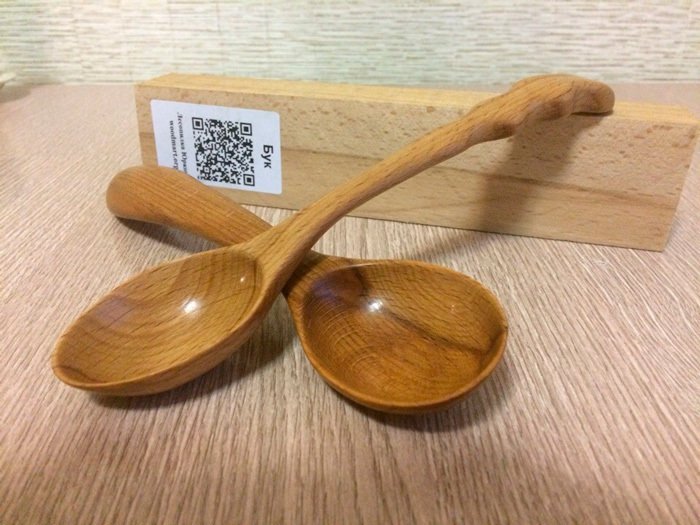Пример деревянной ложки из бука