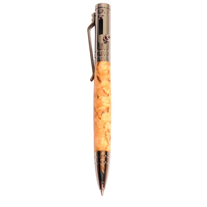 Пример ручки из карельской березы