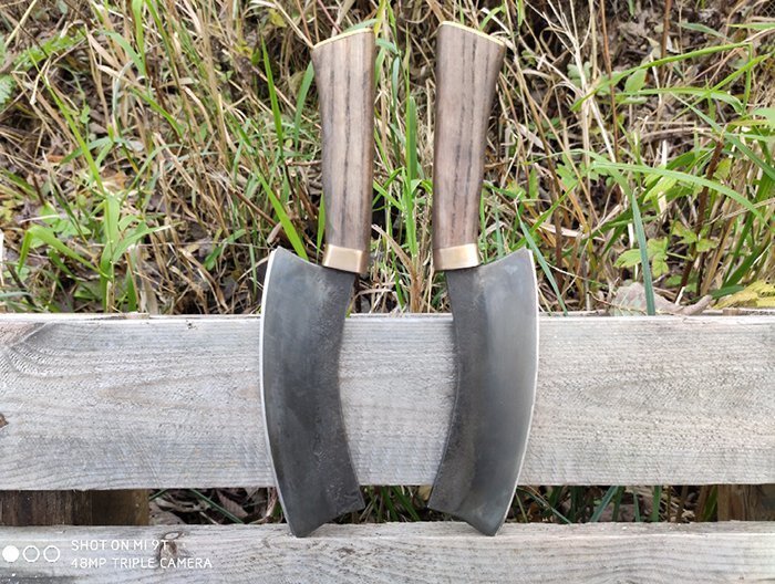 ножи для мяса с рукоятями из древесины ясеня