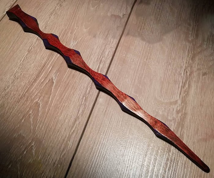 шпилька для волос из древесины макоре