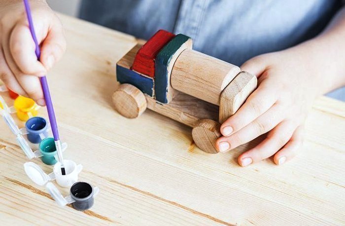 деревянные игрушки для раскрашивания