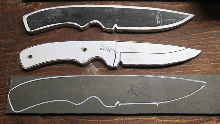 изготовление ножа из поковки