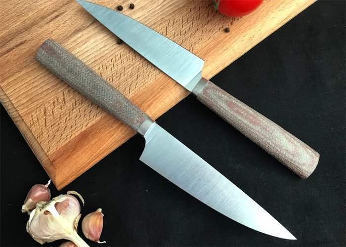 кухонные ножи с рукоятями из текстолита