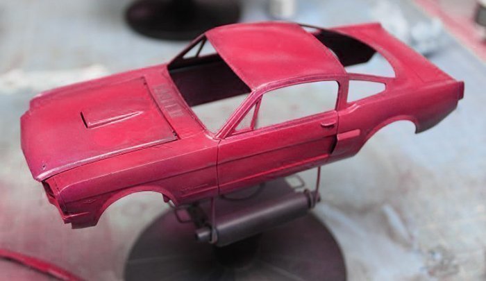 изготовление миниатюрной модели автомобиля
