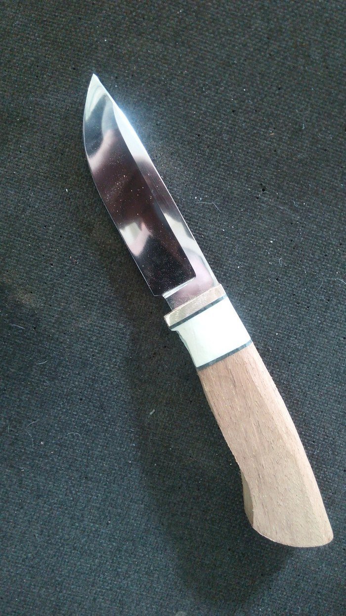 Грубая обработка рукояти ножа